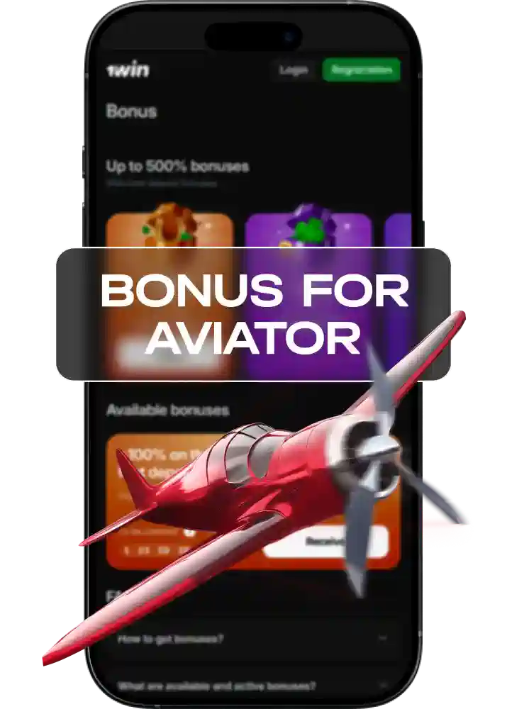1win welcome bonus for crash Aviator game in India