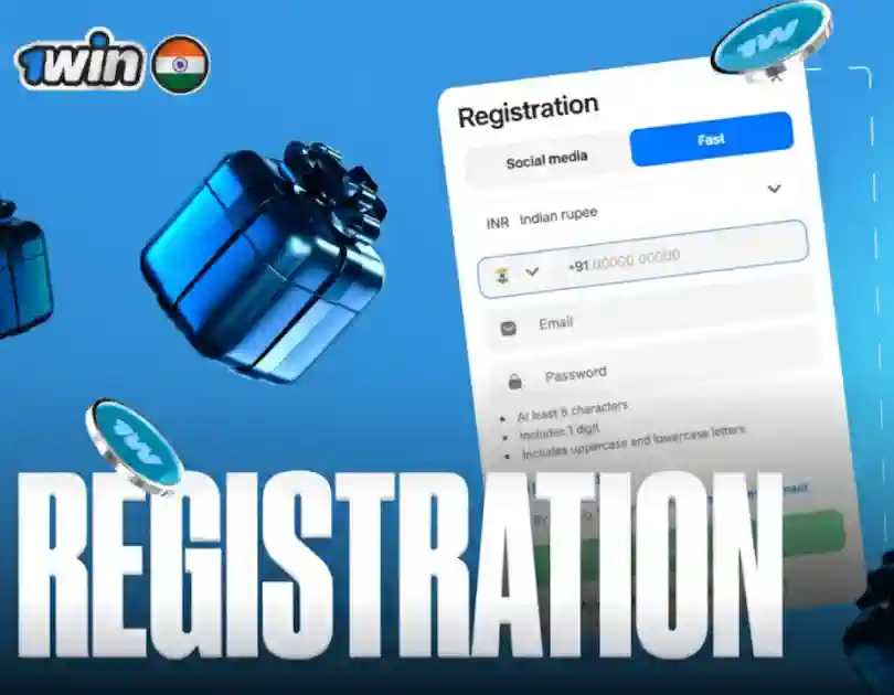 1win registration and login for gamblers from India